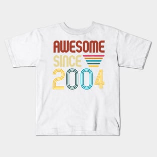 Awesome since 2004 -Retro Age shirt Kids T-Shirt